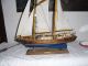 Altes Schiffsmodell,  Segelschiff Schiff Segelboot Bootsmodell Maritime Dekoration Bild 1