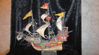 Wunderschönes Flaggschiff Santa Maria 1492 Bild