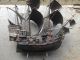 Altes Piratenschiff Holz Modellschiff Kriegsschiff Schiff Kellerfund Rar Maritime Dekoration Bild 6