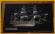 5 Maritime Relief Metallbilder Auf Holzplatten Leder Segelschiffä Maritime Dekoration Bild 3