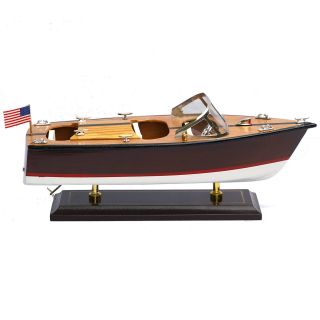 Motorboot Yacht Sportboot Modellschiff Maritime Dekoration Bild