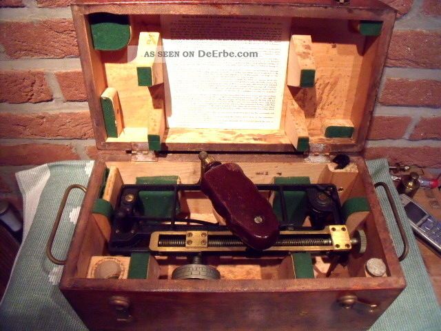 Stadimeter U.  S.  Navy Bu.  Ships 1943 Im Holzkoffer Guter Gebrauchter Ww2 Technik & Instrumente Bild