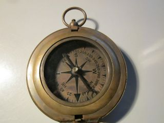 Alter Kompass Mit Sprungdeckel Bild