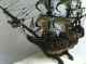 Shabby Chic Modellsegelschiff Segelboot Schiffsmodell Mayflower 1602 Maritime Dekoration Bild 3