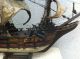 Shabby Chic Modellsegelschiff Segelboot Schiffsmodell Mayflower 1602 Maritime Dekoration Bild 7