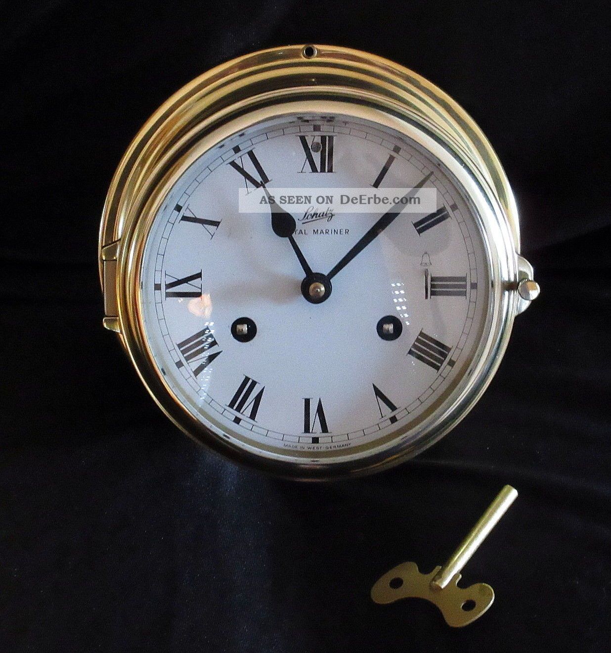 Maritim Schatz - Glasenuhr Messing Uhrwerk Volle Funktion Technik & Instrumente Bild