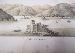 „panorama Della Costa E Delle Isole Di Dalmazia - Lloyd Austriaco 1851“ Giuseppe R Bild