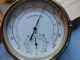 Rarität Benora Hamburg Precisions Barometer Wetterstation Uhr Alt Messing Glas Wettergeräte Bild 3