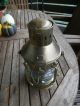 Schiffslampe,  Messinglampe,  Petroleumlampe,  Prismalampe Maritime Dekoration Bild 1