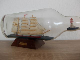 Flaschenschiff - Buddelschiff - Gorch Fock - Dekoration Bild