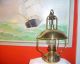 Schiffslampe Tisch - Oder Hängelampe Kajütenlampe Maritim Glaszylinder Elektr. Maritime Dekoration Bild 4