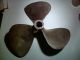 Antike Schiffsschraube Messing Bronze Ca.  34 Cm Nautika & Maritimes Bild 4