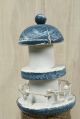 Holz Leuchtturm Blau/weiß Gestreift Ca.  24cm Groß Für Die Maritime Deko Ii.  Wahl Maritime Dekoration Bild 1