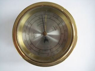 Schiffsbarometer Barometer Wempe Chronometerwerke Hamburg Messing Bild
