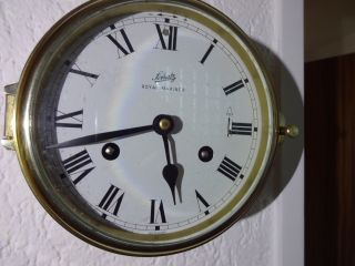 Schatz Royal Marina Mechanische Glasenuhr Schiffsuhr Ships Bell Bild