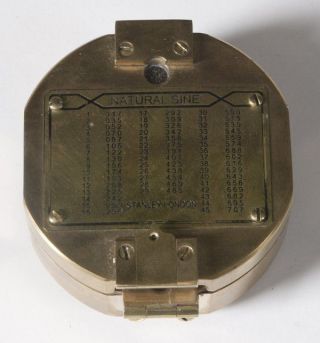 Kompass Stanley London,  Hochwertige Ausführung Aus Messing,  In Holzkasten Bild