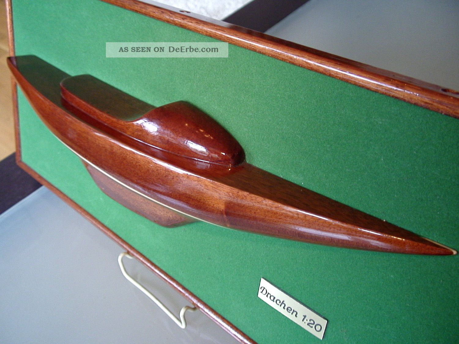 Segelboot Drachen Halbmodell 1:20, Sailing - Boat Dragon Halfmodel