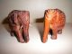 Holzfiguren - Schnitzerei - Elefanten Aus Holz 1950-1999 Bild 1