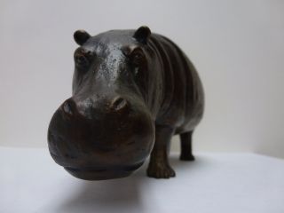 Nilpferd Flusspferd Hippo Bronze Limitiert Von Lutz Lesch Top Bild