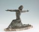 Französische Art Deco Skulptur 1930 Tänzerin Figur Dancer Sculpture Statue 1920-1949, Art Déco Bild 10