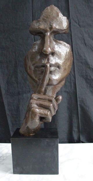 Bronze Skulptur - Stille 