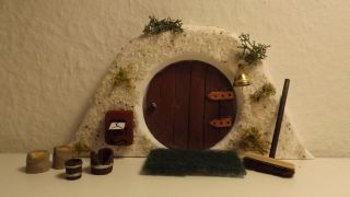 Mauswohnung Fantasy Fairy Tale Shabby Chic Art Wandtattoo Landhaus Modellbau Bild