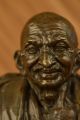 Skulptur Signiert Mavchi Sammler Edition Gandhi Bronze Statue Figur Ab 2000 Bild 1