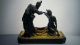 Schönes Gehaüse Für Eine Kaminuhr Mit Skulpturen Aus Messing/bronze Um 1880 Vor 1900 Bild 8
