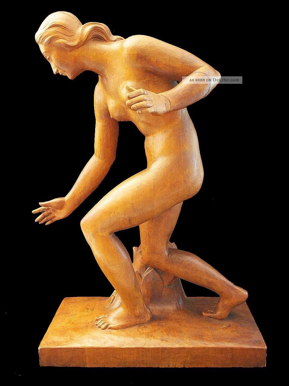 Toller Frauenakt; A.  W.  Goebel; Vollplastische Figur 1900-1949 Bild