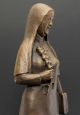 Äbtissin,  Klostergründerin Hildegard Von Bingen Mystikerin.  Bronze - Unikat 7,  6 Kg Skulpturen & Kruzifixe Bild 6