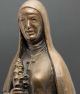 Äbtissin,  Klostergründerin Hildegard Von Bingen Mystikerin.  Bronze - Unikat 7,  6 Kg Skulpturen & Kruzifixe Bild 7