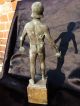 Antike Bronzefigur Bronze Gladiator Krieger Signiert H.  Keck Dachbodenfund 1900-1949 Bild 2