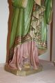 105 Cm Große Heilige Barbara Um 1850 Historismus Holz Skulptur Figur Madonna Vor 1900 Bild 1