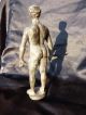Antike Bronzefigur Bronze Mann Mit Ehrenkranz Degen Signiert Dachbodenfund 1900-1949 Bild 2