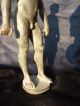 Antike Bronzefigur Bronze Mann Mit Ehrenkranz Degen Signiert Dachbodenfund 1900-1949 Bild 5