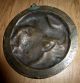 Bronze Relief Königin Elisabeth V.  Belgien 1950-1999 Bild 2