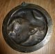 Bronze Relief Königin Elisabeth V.  Belgien 1950-1999 Bild 5