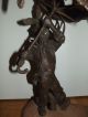 Bronze Figur Skulptur Jeck äm Rän Olaf Höhnen Köln Frechen 1992 Höhe 40 Cm Bronze Bild 1