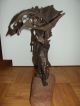 Bronze Figur Skulptur Jeck äm Rän Olaf Höhnen Köln Frechen 1992 Höhe 40 Cm Bronze Bild 5