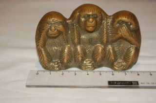 Drei Affen Nichts Sehen,  Nichts Hören,  Nichts Sagen Bild