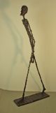 Gehender Mann,  Walking Man,  Bronze,  Frei Nach A.  Giacometti,  Skulptur Ab 2000 Bild 1