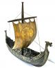 Großes Wikinger - Schiff - Modell Aus Bronze,  Auf Holzständer,  Länge 42 Cm.  Antik. 1950-1959 Bild 8