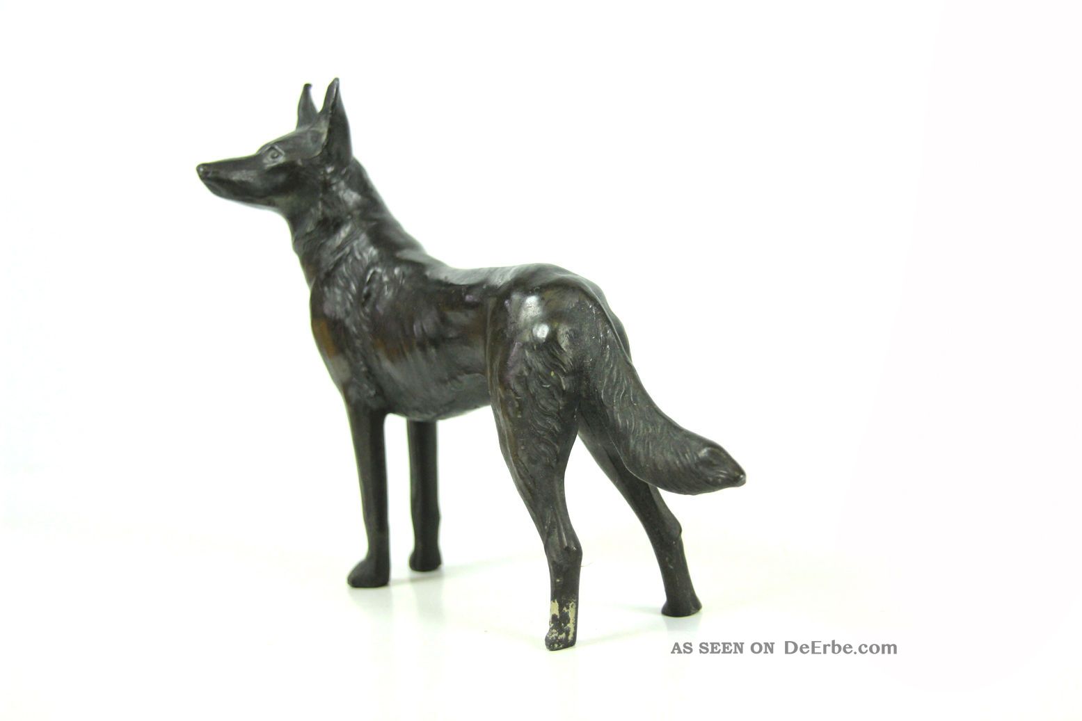 Messing Corgi Figur - Handgefertigte Hundeskulptur Für Schreibtisch & Deko