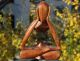 No Body Holz Skulptur Kunst Feng Shui Denker Figur Ohne Bauch Ab 2000 Bild 1