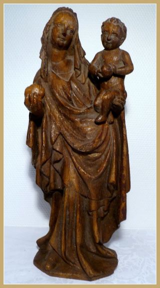 Große Madonna - Maria Mit Kind - 45 Cm Bild