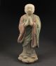 30 Cm Alte Sammeln Handbemalt Schöne Buddha Skulpturen,  Holz,  China Selten Asiatika: China Bild 2