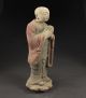 30 Cm Alte Sammeln Handbemalt Schöne Buddha Skulpturen,  Holz,  China Selten Asiatika: China Bild 6