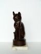Ältere Bronzefigur,  Katze,  Bastet 1950-1999 Bild 1