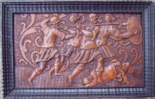 Eger Reliefintarsie 17.  Jh. ,  Meister Mit Dem Ornamentiertem Hintergrund Zugeschr. Bild