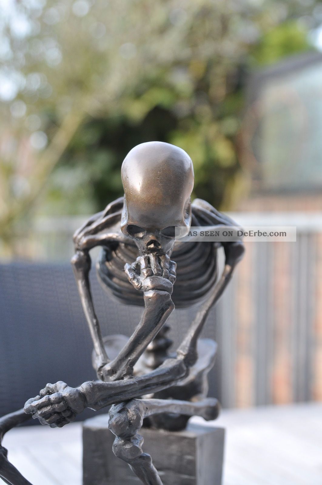 Halloween Angel-Skelett Mit Kürbiskopf - Gruseldekoration Für Garten & Teich